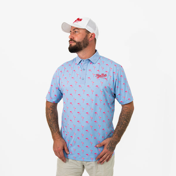 Birdie Blue Polo - Adults