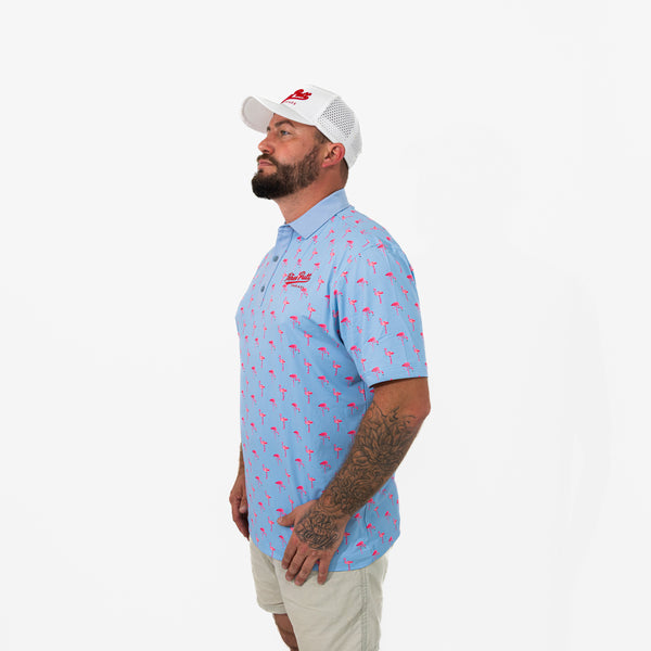 Birdie Blue Polo - Adults